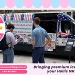 SUPER STAR ICE CREAM truck serving ice cream in Hollis NH