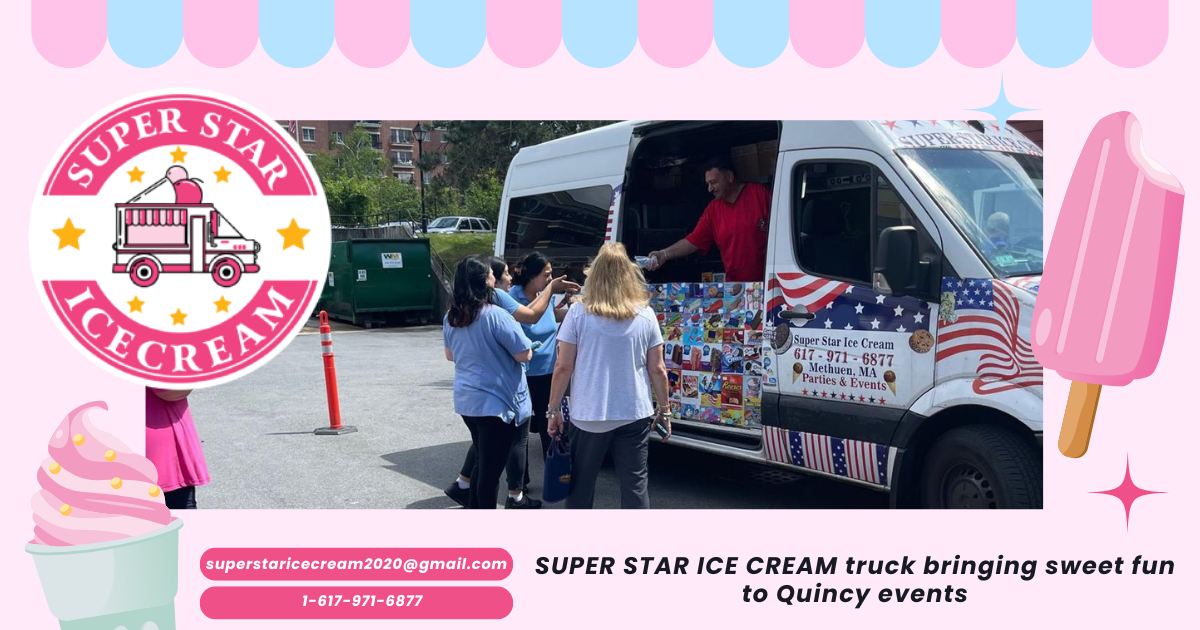 Ice cream truck rental in Quincy serving birthday and corporate events