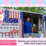 Weekly ice cream truck visits in Boston with Mike from Super Star Ice Cream