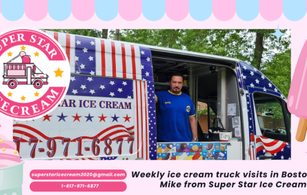 Weekly ice cream truck visits in Boston with Mike from Super Star Ice Cream