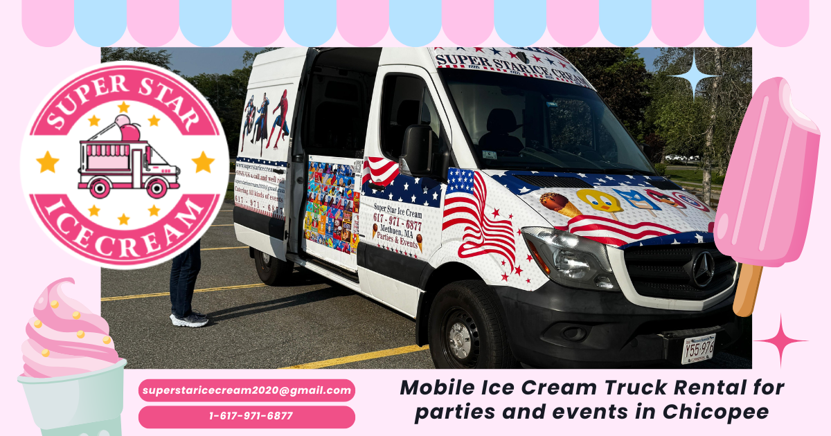 Super Star Ice Cream truck serving Chicopee, MA