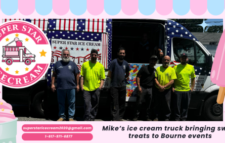 Ice cream truck in Bourne, MA serving Super Star Ice Cream