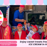 SUPER STAR ICE CREAM truck serving happy families in Holyoke, MA