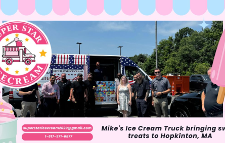 SUPER STAR ICE CREAM truck serving Hopkinton, MA