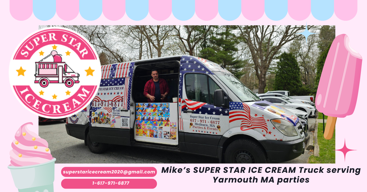 Ice Cream Truck Rental Yarmouth MA with SUPER STAR ICE CREAM