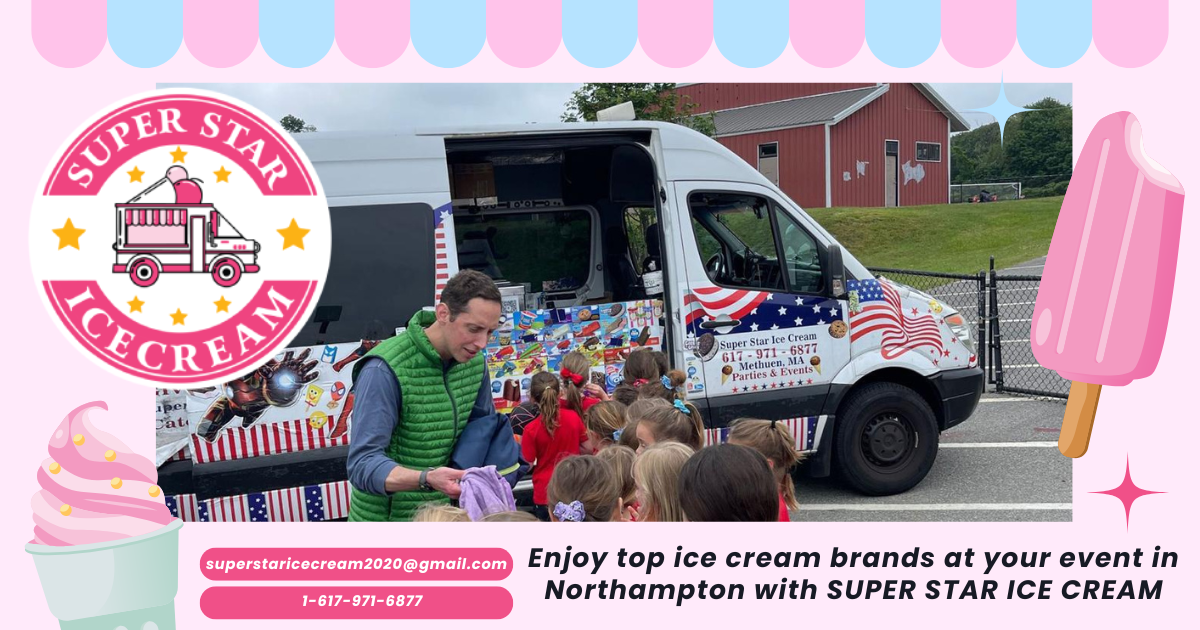 Ice Cream Truck in Northampton MA by SUPER STAR ICE CREAM