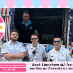 Stoneham MA ice cream truck serving neighborhood