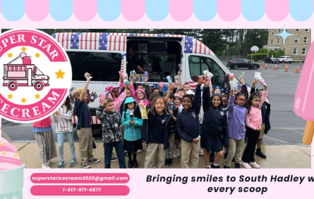 SUPER STAR ICE CREAM truck serving treats in South Hadley, MA