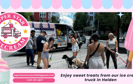 SUPER STAR Ice Cream Truck serving Holden, MA smiles