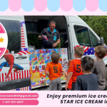 SUPER STAR ICE CREAM truck serving treats in Webster, MA