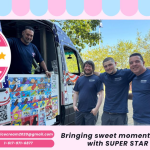 SUPER STAR ICE CREAM truck serving treats in Easthampton, MA