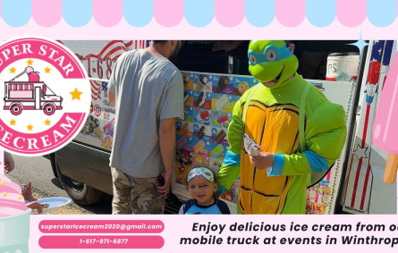 SUPER STAR Ice Cream Truck in Winthrop MA serving kids and families