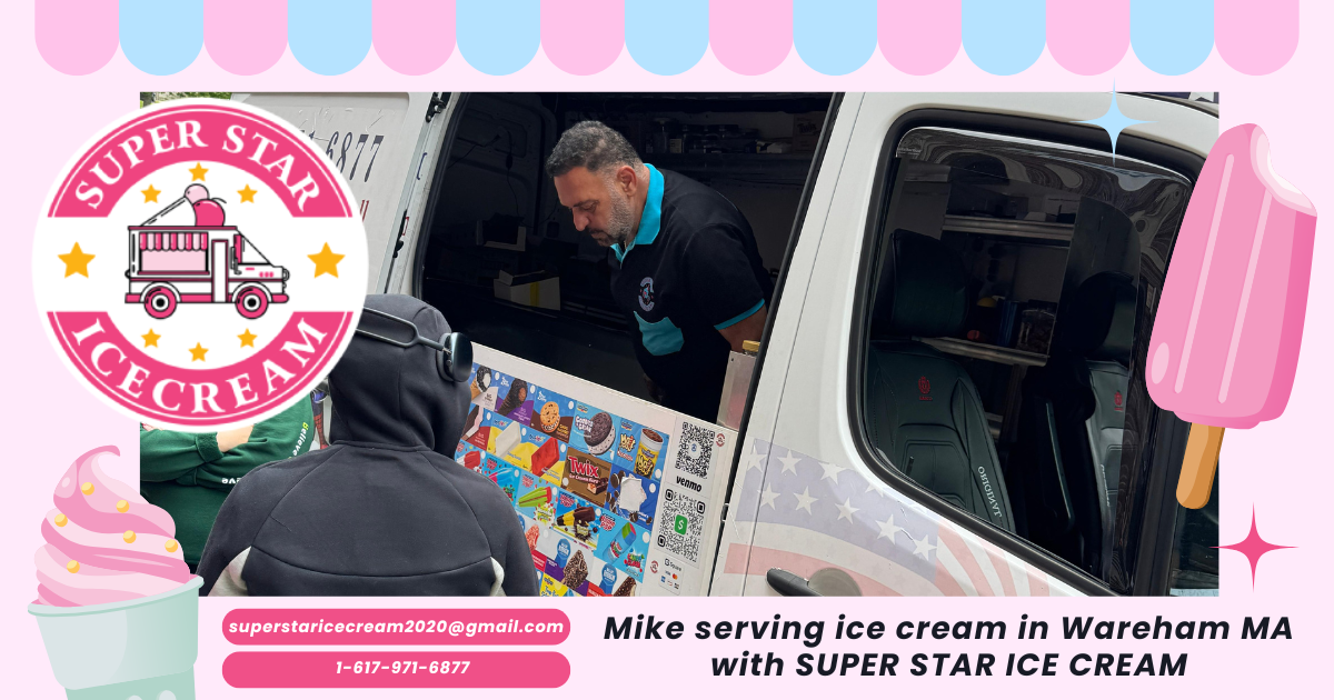 Wareham MA ice cream truck rental by Mike