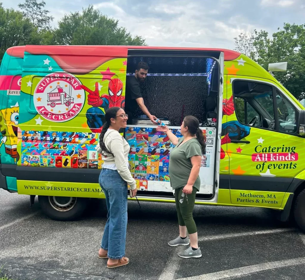 Ice cream truck rental in Attleboro, MA
