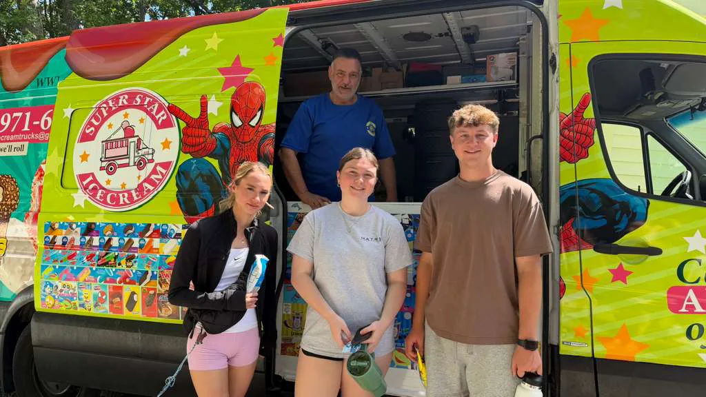 Super Star Ice Cream truck available for events in Marshfield, MA