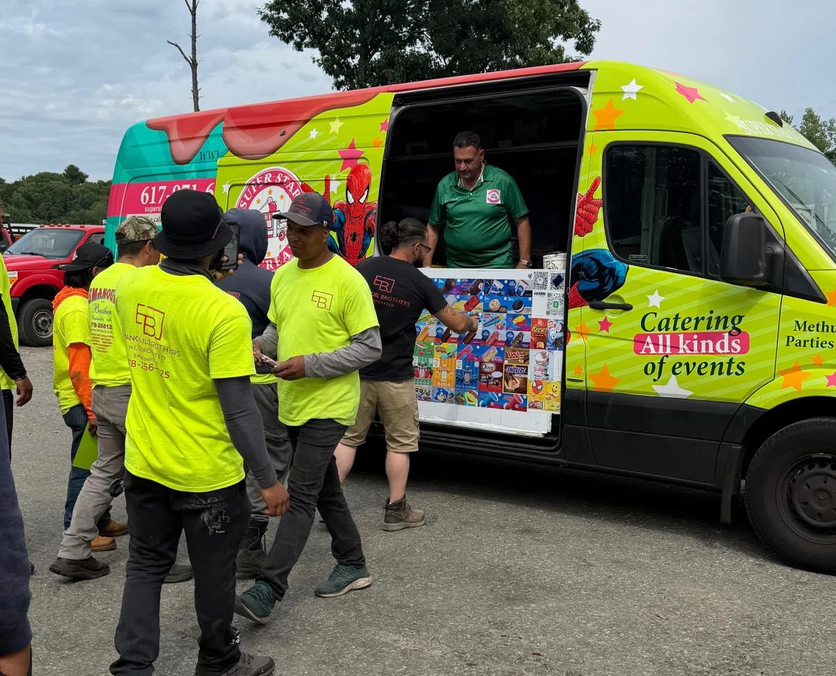 Ice Cream Truck Rental in Merrimac, MA serving birthday parties, school events and community celebrations