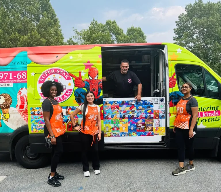Ice Cream Truck Rental in Newbury MA serving birthdays, school events and community celebrations