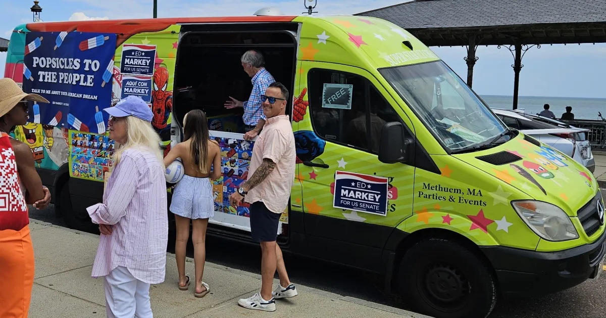 Ice cream truck rental in Newburyport MA for parties and events