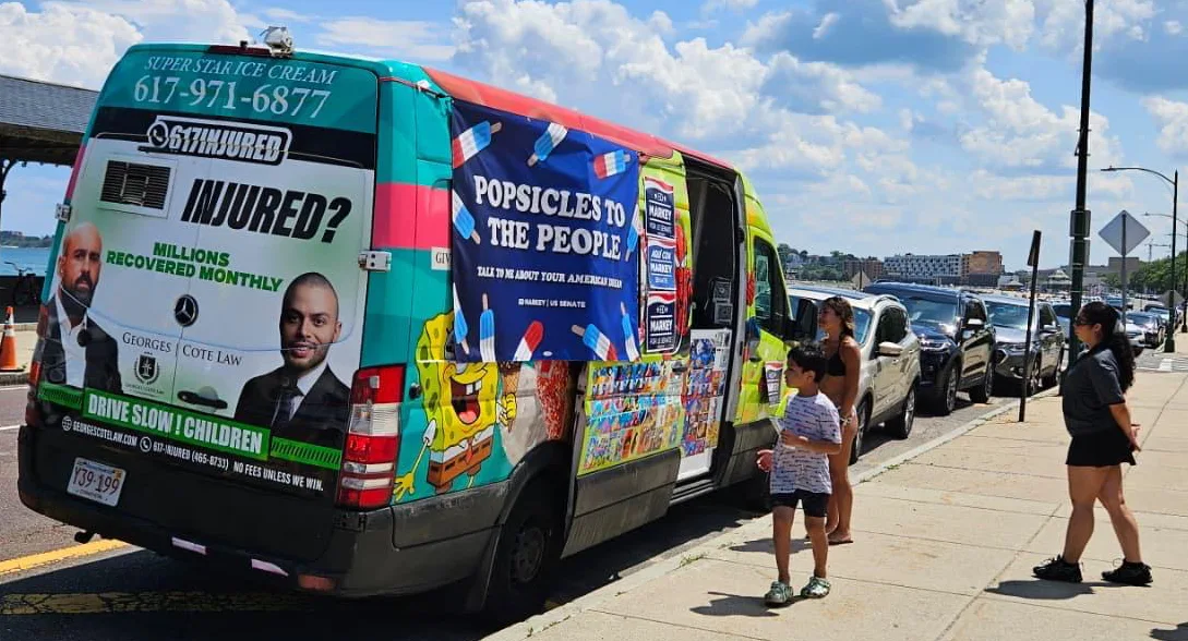 Ice cream truck rental in Randolph MA for parties and events