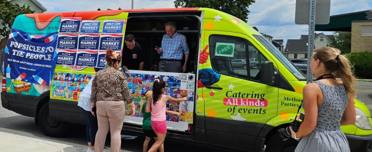 Ice cream truck rental in Taunton MA for parties and events