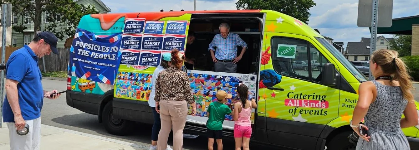 Ice cream truck rental in Westford MA for parties and events