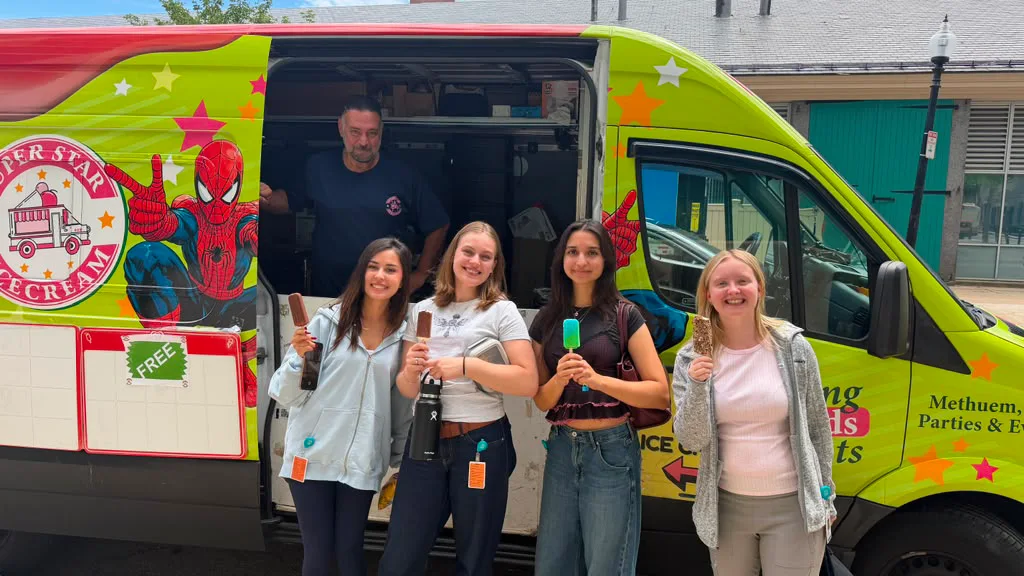 Super Star Ice Cream truck providing ice cream truck rental in Ayer MA for birthday parties school events youth sports and community celebrations