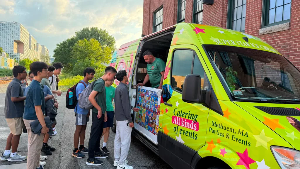 Super Star Ice Cream truck rental serving an event in Dracut Massachusetts