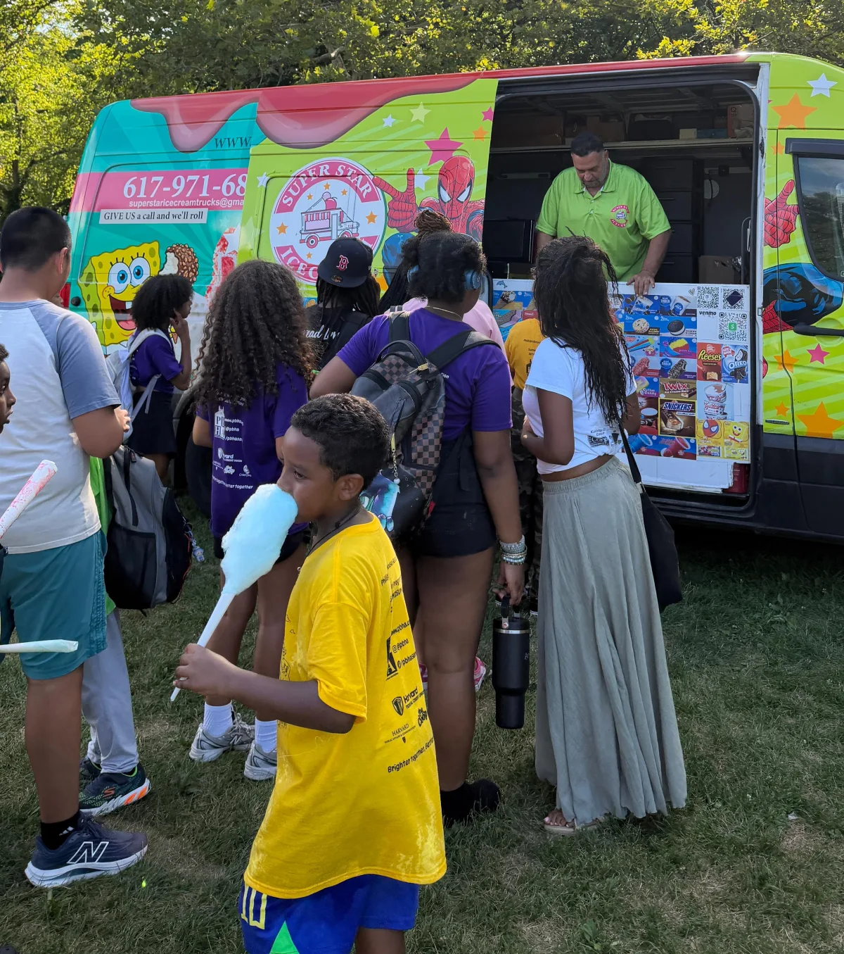 Super Star Ice Cream truck rental for parties and events in Shirley MA