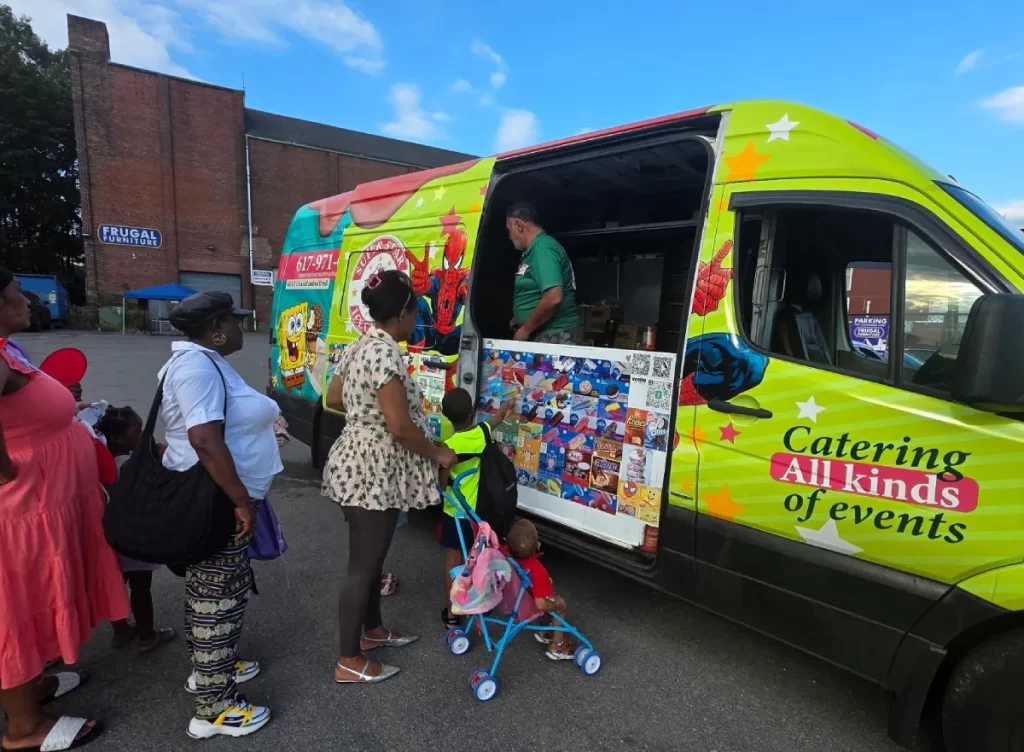 Ice cream truck rental in Agawam, MA